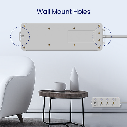 Portronics Power Plate 18 Power Extension Board| extension board for wall 