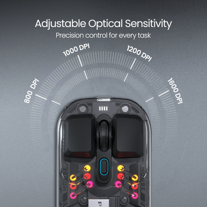 Portronics Toad 5 Wireless Mouse with adjustable optical tracking