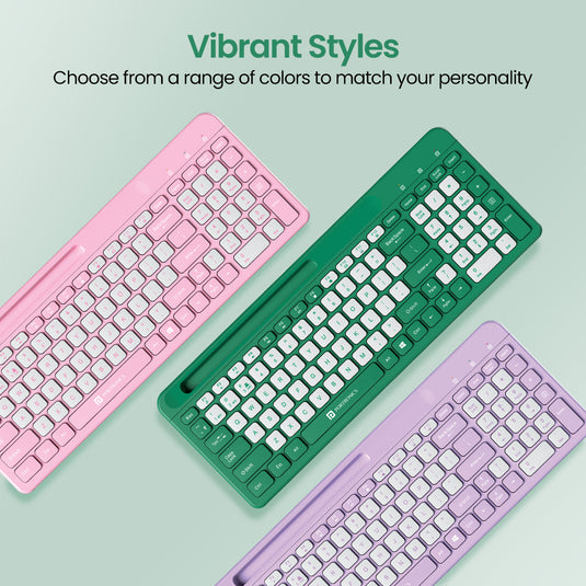 Portronics bubble square wireless keyboard come in different shades| best wireless keyboard for laptop| designer wireless keyboard online