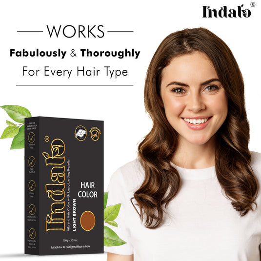 Indalo Ammonia-Free Light Brown Hair Color