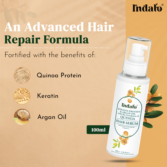 Indalo Keratin Quinoa Protein Hair Serum Ingredients