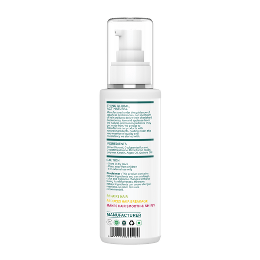 Indalo Keratin Quinoa Protein Hair Serum backcover