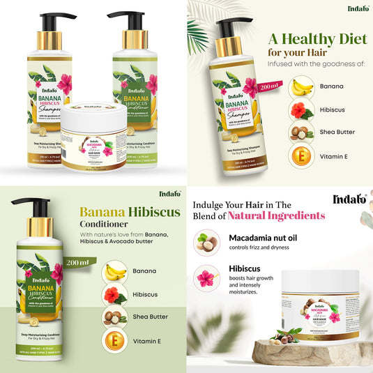 Indalo Shampoo and Conditioner for Frizzy Hair