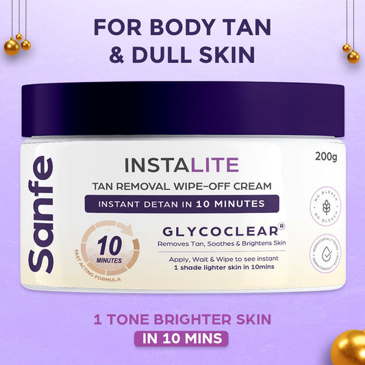 Instalite Wipe Off Detan Body Cream 200gm