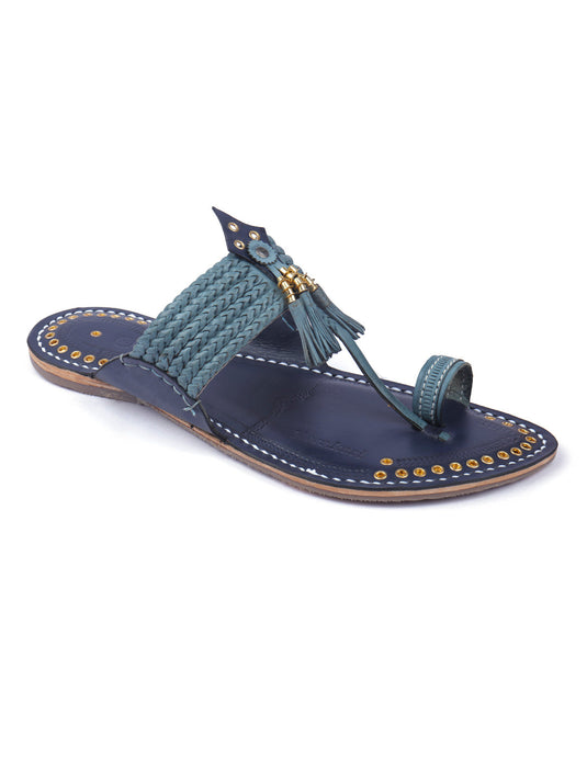 Wedding Blues Men Kolhapuri Chappal