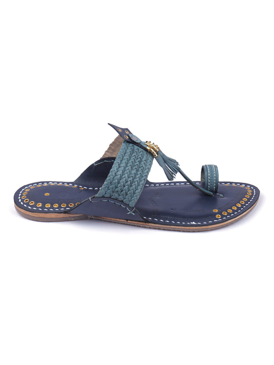 Wedding Blues Men Kolhapuri Chappal