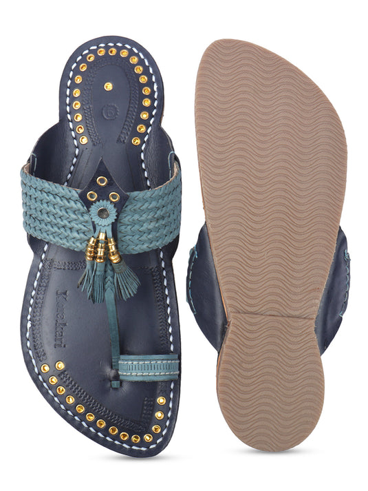 Wedding Blues Men Kolhapuri Chappal