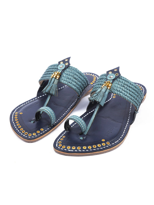 Wedding Blues Men Kolhapuri Chappal