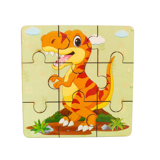 JoGenii 9 pc Dinosaur Jigsaw Puzzle (Set of 3)