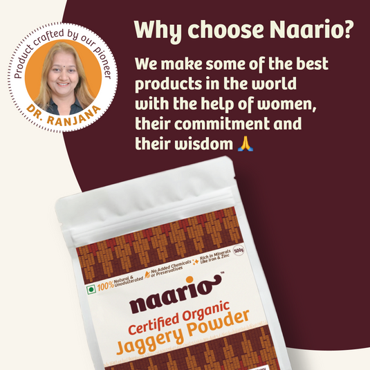 Naario Organic Jaggery Powder 500gms