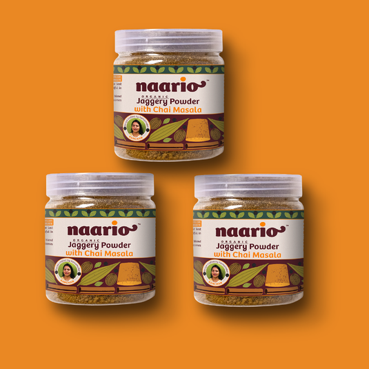 Naario Chai Masala with Jaggery Powder 200gms (Organic)