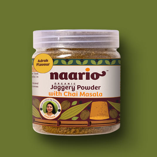 Naario Chai Masala with Jaggery Powder 200gms (Organic)