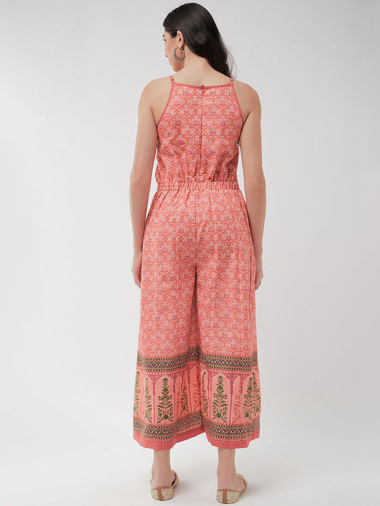 Jaipur Haat Strappy Printed Jumpsuit