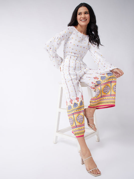 Kasturi Digital Allover Printed Jumpsuit