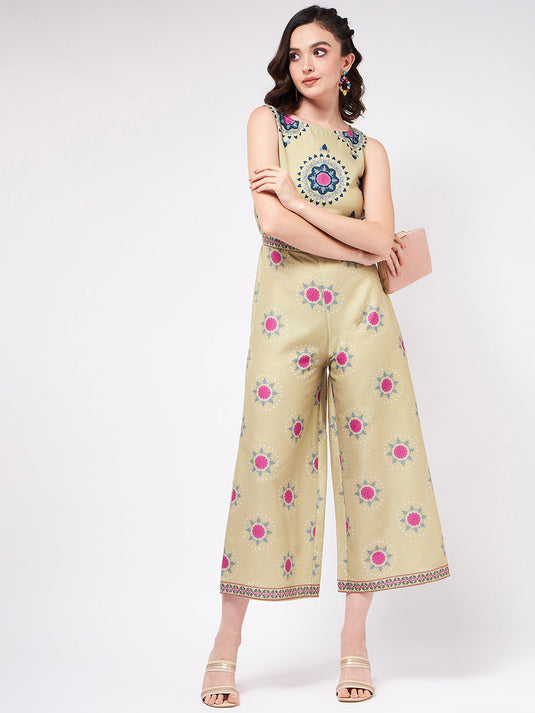 Ethnic Digital Printed Jumpsuit