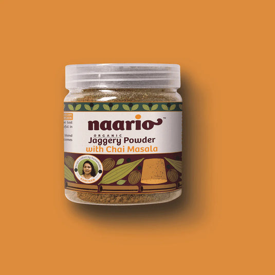 Naario Chai Masala with Jaggery Powder 200gms (Organic)