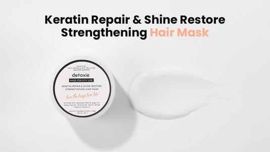 Detoxie Keratin Repair & Shine Restore Strengthening Hair Mask, 100gm