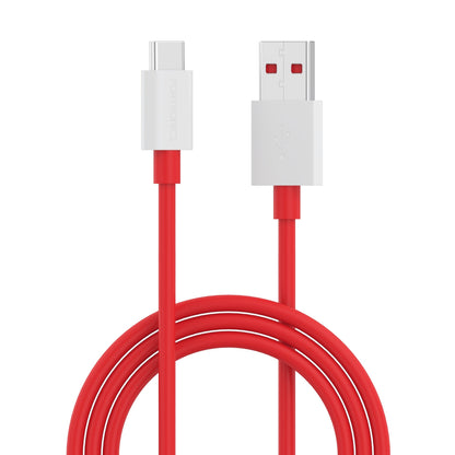 Get stable charging on your Android devices, laptops, macbooks and more with Red Portronics Konnect dash pro-USB-A to Type C cable, 1.2-meter cable with 6 A output.