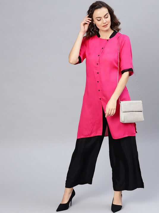 Tilted Placket Kurta