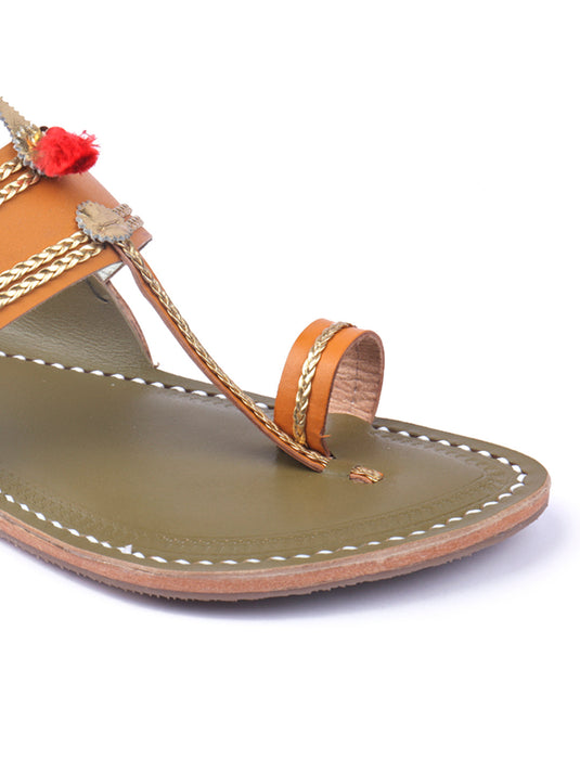 Wedding Two Toner Men Wedding Kolhapuri Chappal