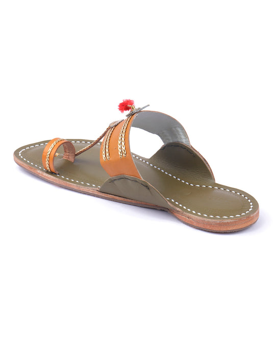 Wedding Two Toner Men Wedding Kolhapuri Chappal