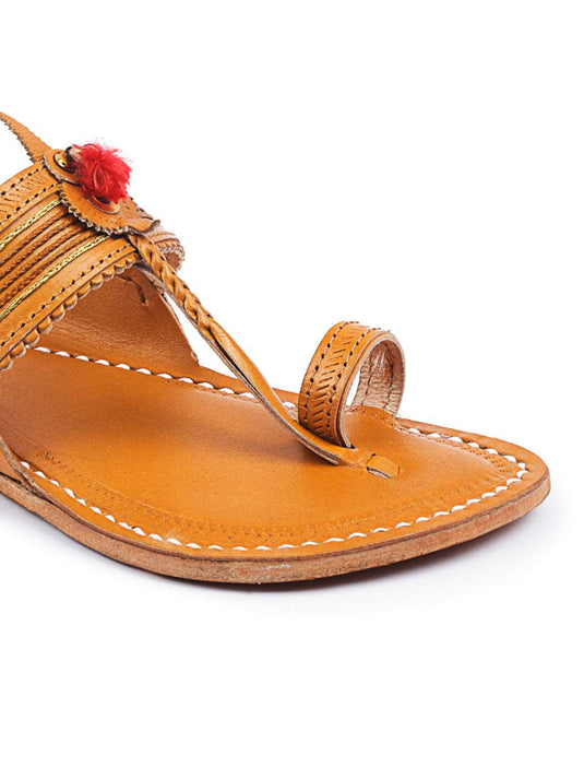 Jari Braids - Men Kolhapuri Chappal