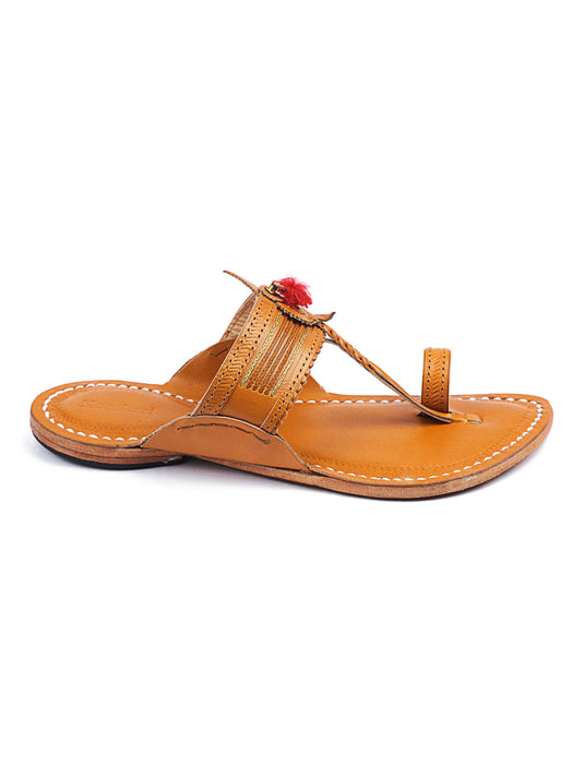 Jari Braids - Men Kolhapuri Chappal