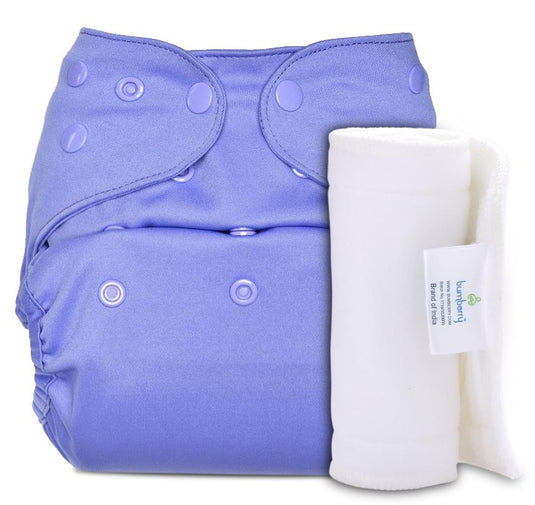 Diaper Cover (Lavender) + 1 Wet free Insert