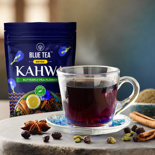 Detox Desi Kahwa - 60 Tea Bags | Blue Tea Blend