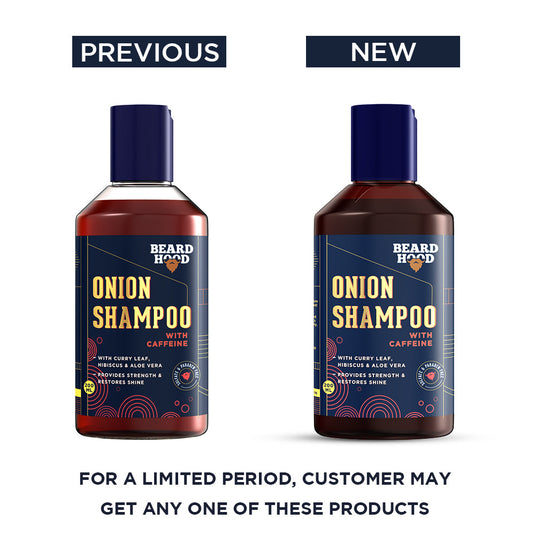 Onion Shampoo With Caffeine, 200ml