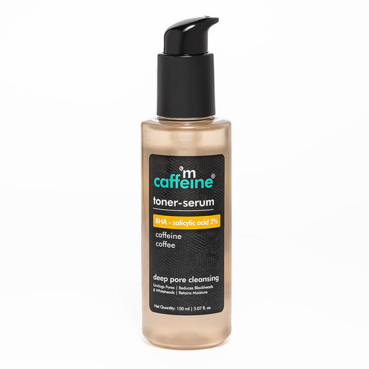 mCaffeine Toner Serum- BHA Salicylic Acid-2% & Coffee