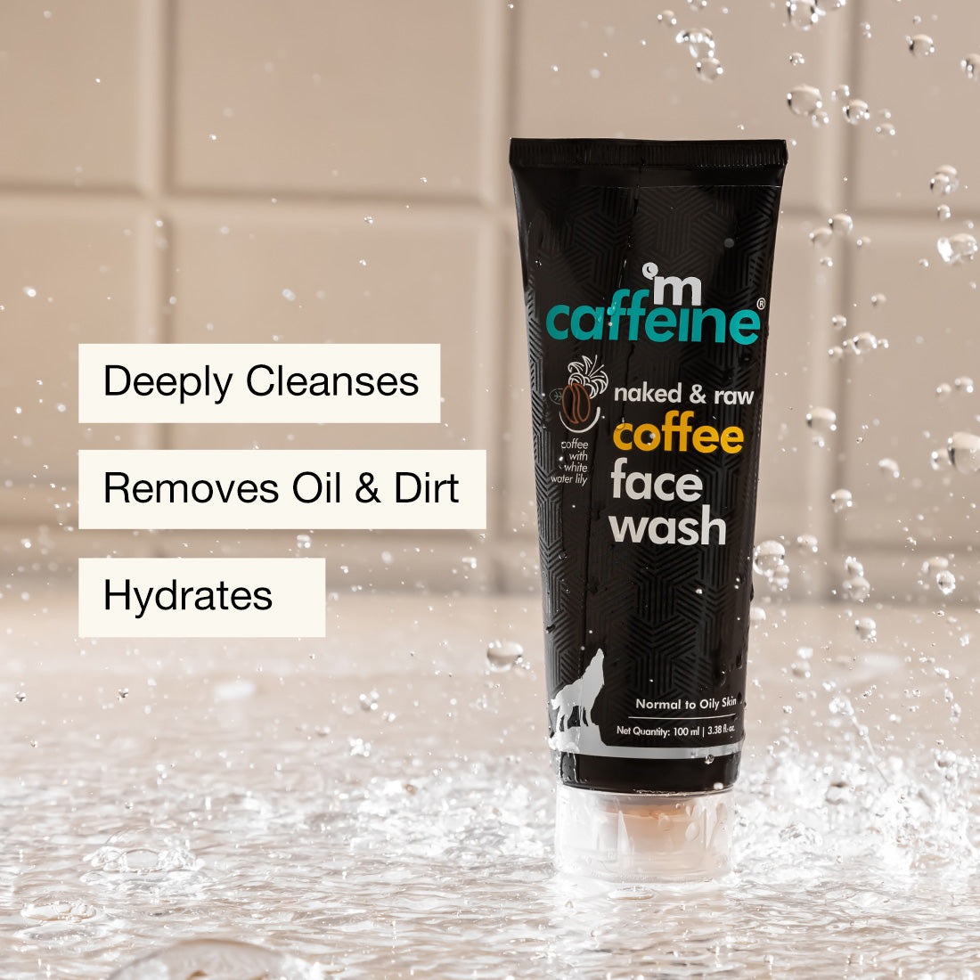 mCaffeine Naked & Raw Coffee Face Wash (100 ml)