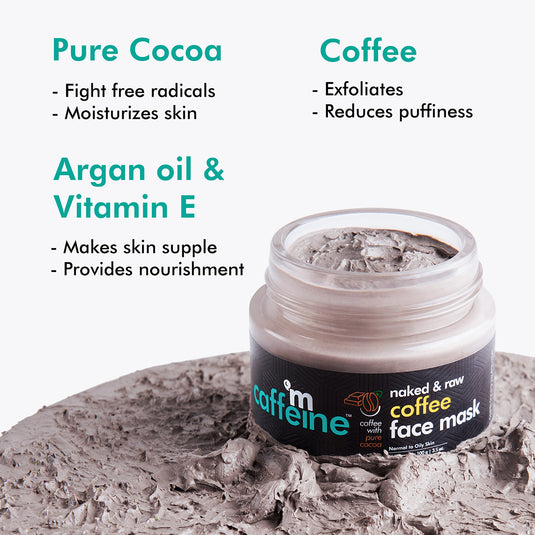 mCaffeine Naked & Raw Coffee Face Mask (100 gm)