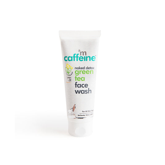 mCaffeine Naked Detox Green Tea Face Wash (100 ml)