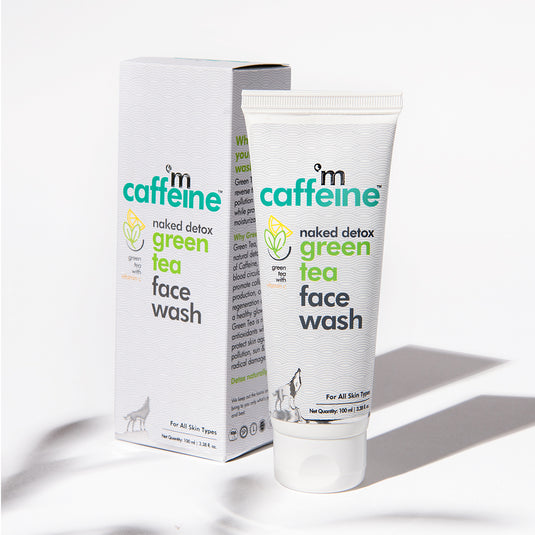 mCaffeine Naked Detox Green Tea Face Wash (100 ml)