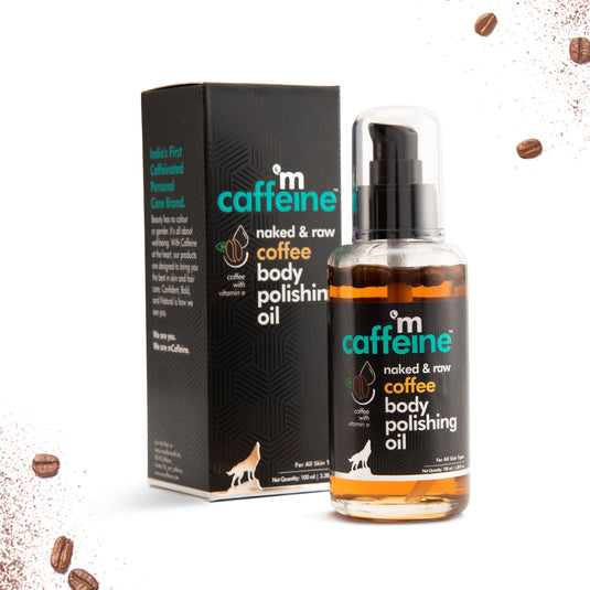 mCaffeine Naked & Raw Coffee Body Polishing Oil (100 ml)