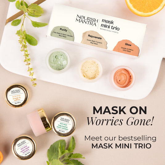 Mask Mini Trio - Nourish Mantra India