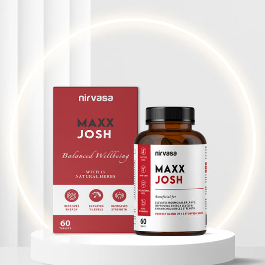 Nirvasa Maxx Josh Testosterone Booster Tablets (60 Tabs)