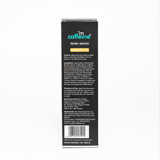 mCaffeine Toner Serum- Niacinamide 5% & Coffee