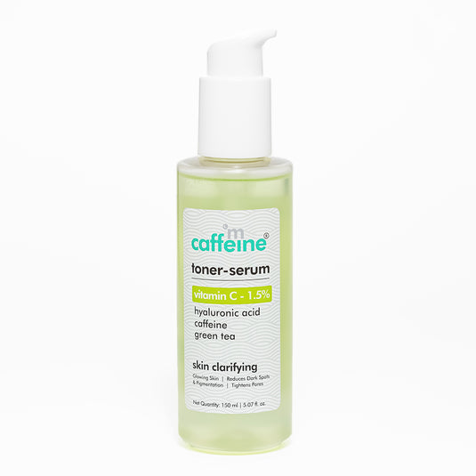 mCaffeine Toner Serum- Vitamin C 1.5% & Green Tea