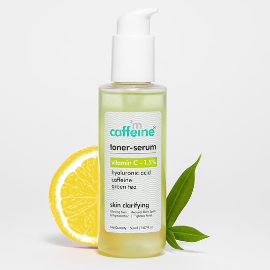 mCaffeine Toner Serum- Vitamin C 1.5% & Green Tea