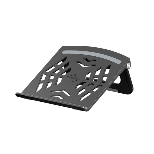 Portronics my hexa 5 portable laptop stand.  Grey