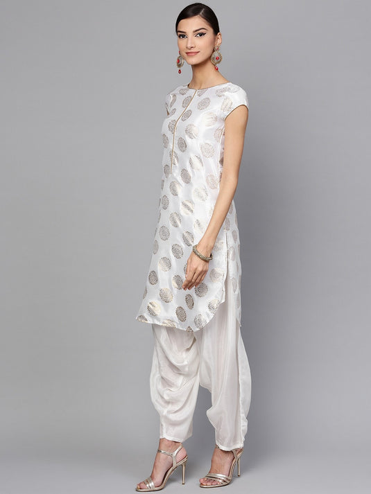 Short Kurti With Salwar And Dupatta