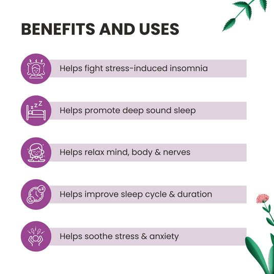 Sleep Health with Tagar (Indian Valerian Root), Jatamansi & Ashwagandha