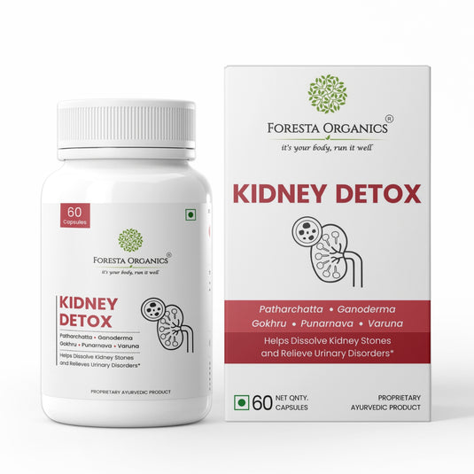 Kidney Detox with Ganoderma, Patharchata, Punerneva, Gokhru & Varun