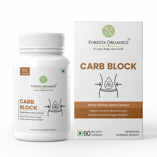 Carb Block with Pure White Kidney Bean Extract