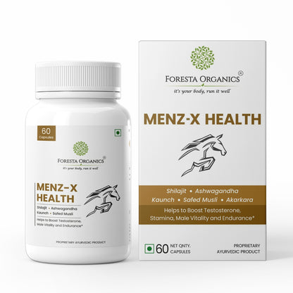 Menz-X Health with Shilajit, Ashwagandha, Kaunch & Safed Musli