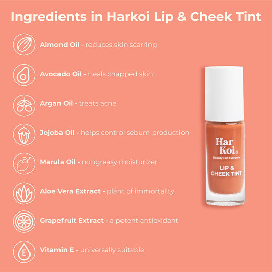 Harkoi Lip & Cheek Tint | A buildable gel creme