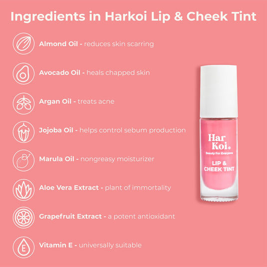 Harkoi Lip & Cheek Tint | A buildable gel creme