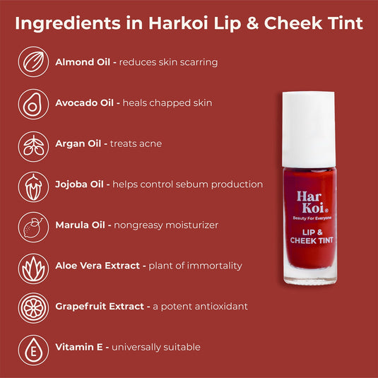 Harkoi Lip & Cheek Tint | A buildable gel creme